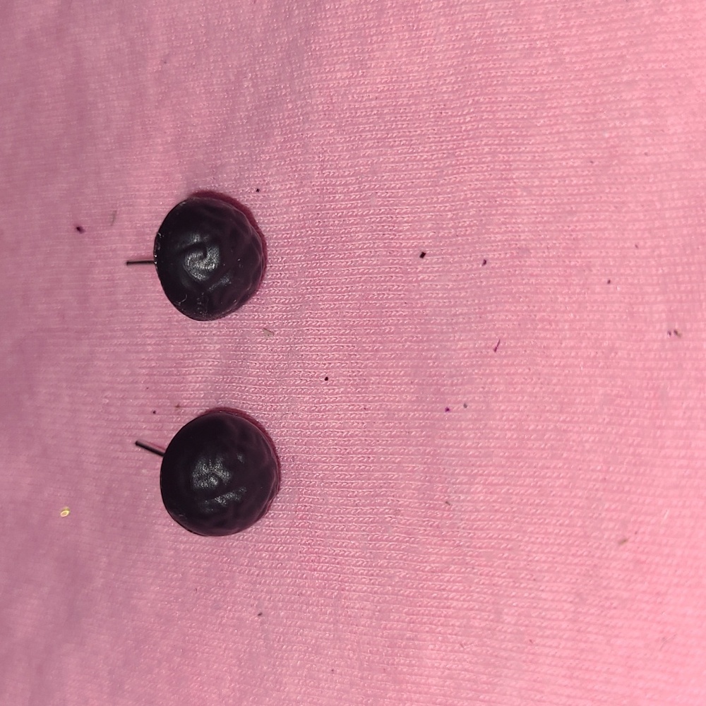 Brain earrings